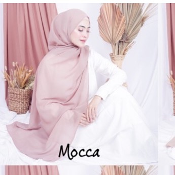 Bella Pashmina New  Fashion Muslim Pashmina Bella Double Hycon-Mocca