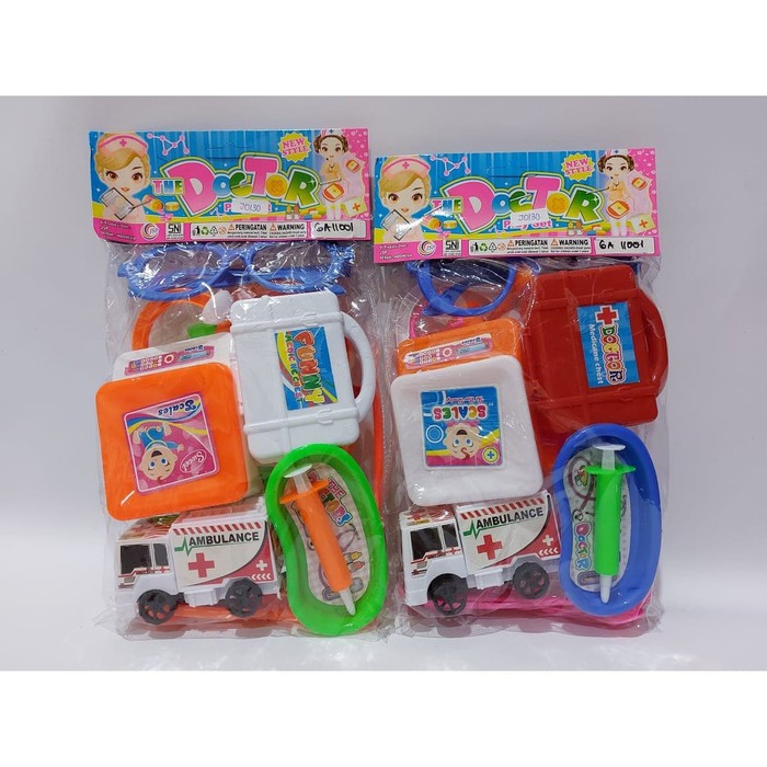 Mainan Dokter Play Set 6A 11001 Kantong Mainan Anak