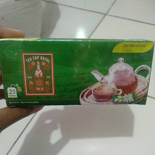 

Teh celup cap botol isi 25 tea bags