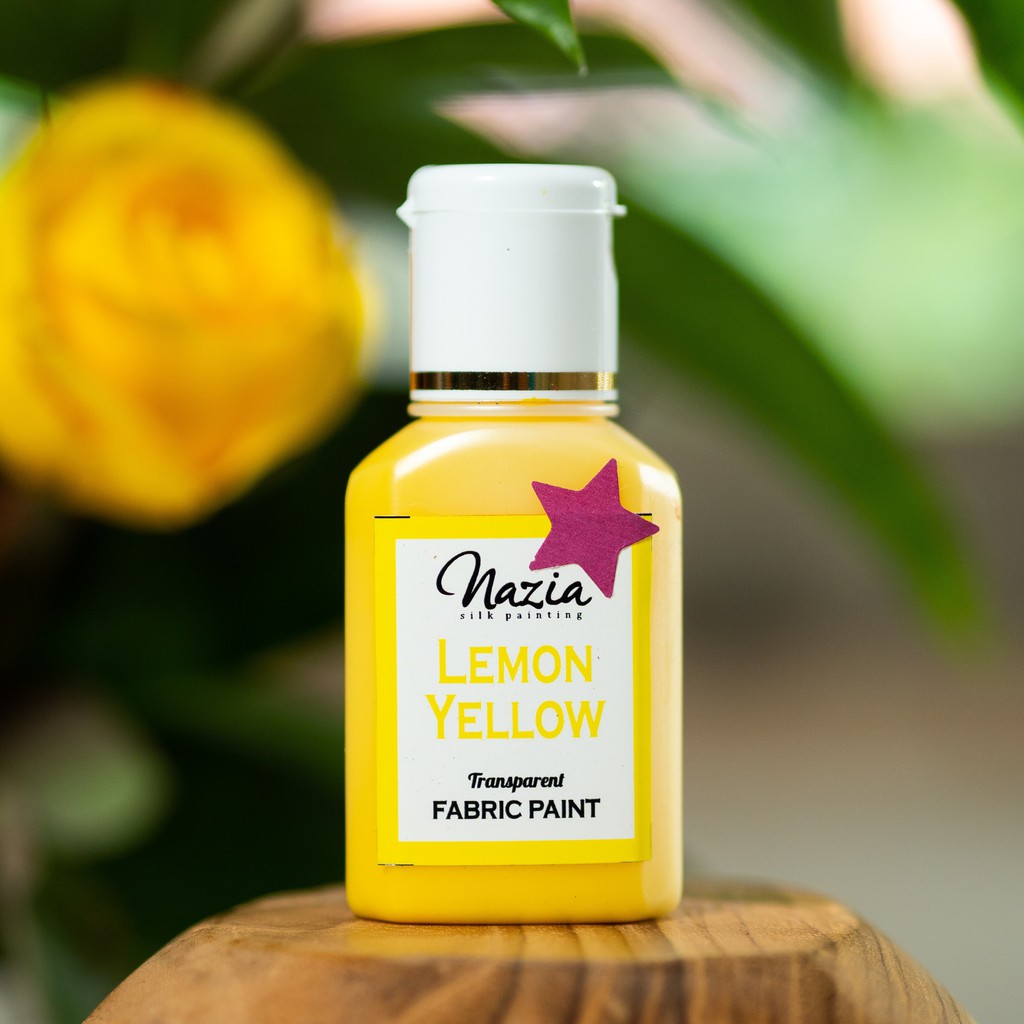 

Cat Kain Tekstil Premium Lemon Yellow Nazia Fabric Paint (Cat Textile)