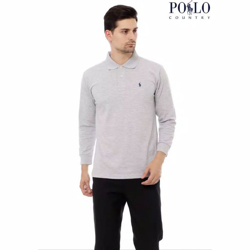 Polo Shirt Long Slepe Ralp Lauren / Kaos Polo Lengan Panjang Ralp Lauren Berkualitas