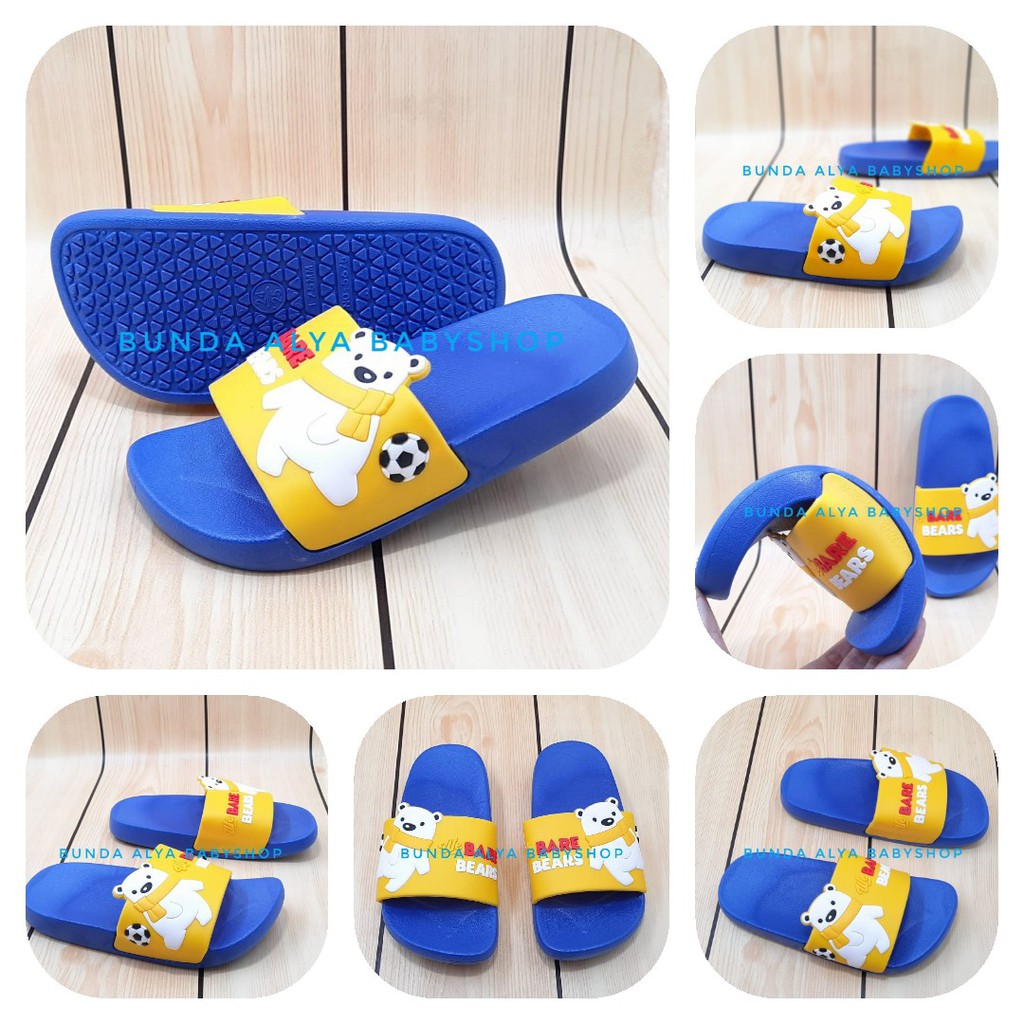 Sandal Anak Perempuan Usia 4 5 Tahun IMPORT BEAR BIRU - Sandal Anak Cewek AntiLicin Size 28-33