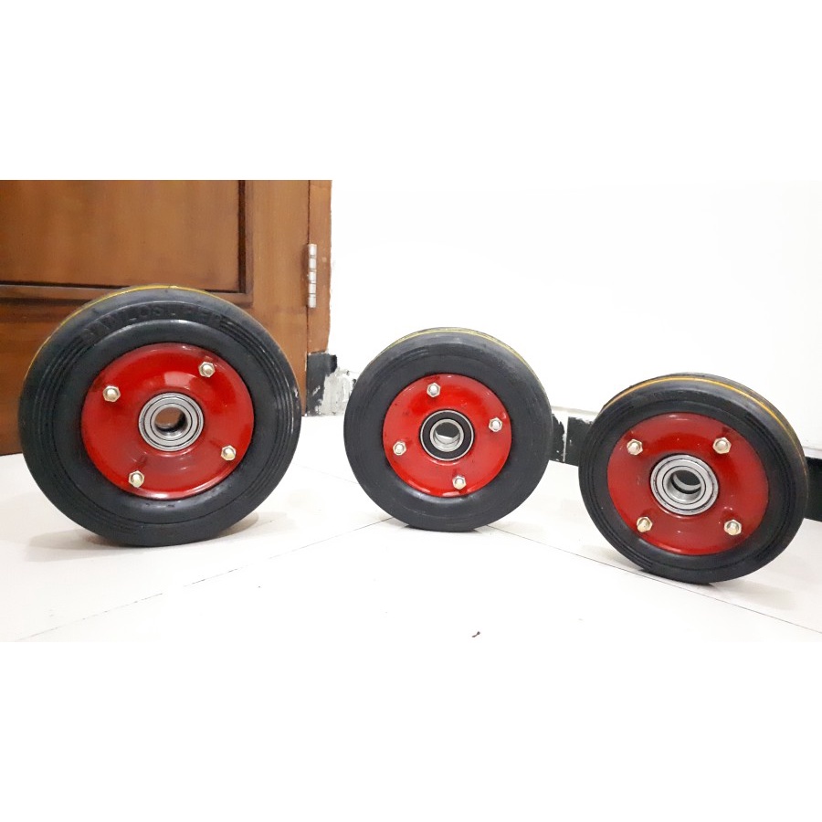 Roda Lorry 7 inch Banlo Super / Troli / Trolley / Lori Gerobak