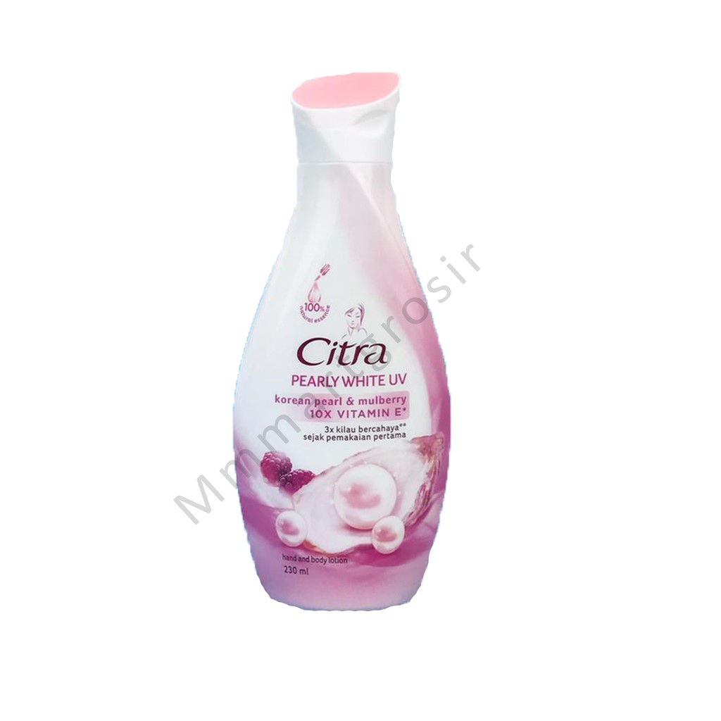 Citra / Body lotion / Korean pearl &amp; Mulberry / Bengkoang dan grean tea / Aloe Vera &amp; White Rose 230ml