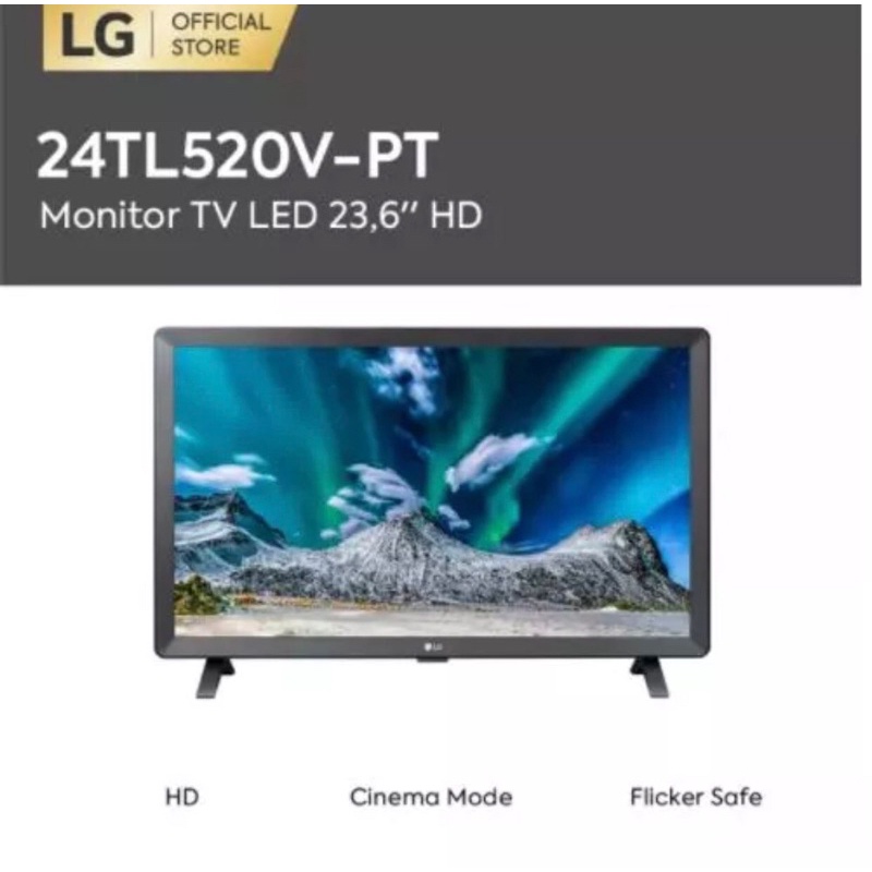 LG LED TV 24 Inch Digital - 24TL520V-PT [GARANSI RESMI]