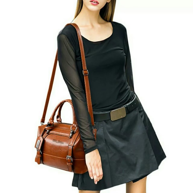 New Slingbag Stylish OLIVE OIL Multifungsi Handbag Elegant Terbaru