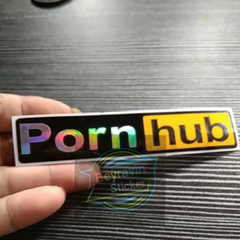 STICKER PORNHUB CUTTING