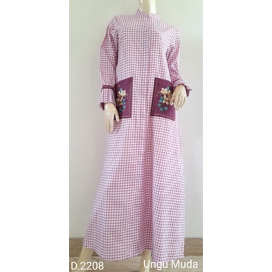 Gamis Bordir / gamis katun Jepang /risfam Collection