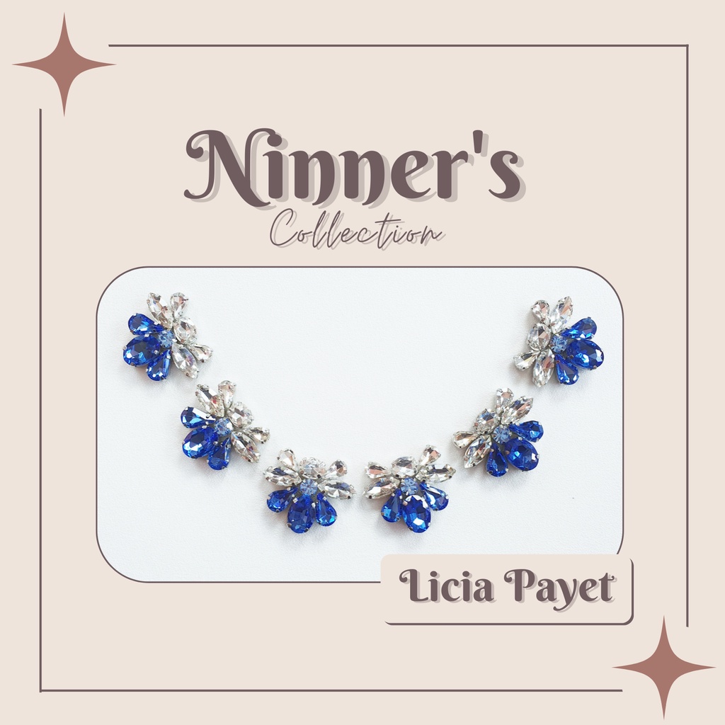 Licia Payet [ Payet Rangkai | Payet Leher | Payet Pinggang | Payet Kebaya ]