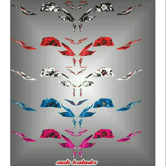 STIKER STRIPING LIST VARIASI NEW CB150R / NEW CB 150 R NCB KABUKI