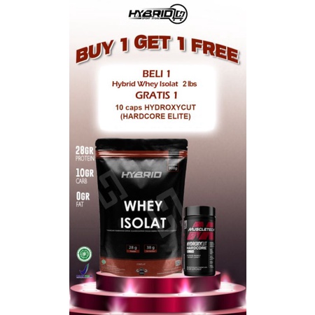

HYBRID WHEY ISOLAT COKLAT 2 lbs (900 gram)