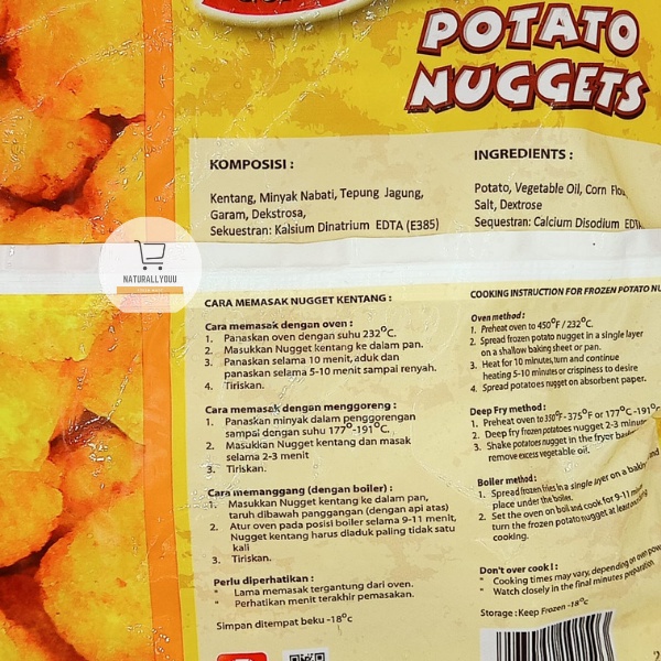 Golden Farm Potato Nugget 750Gr