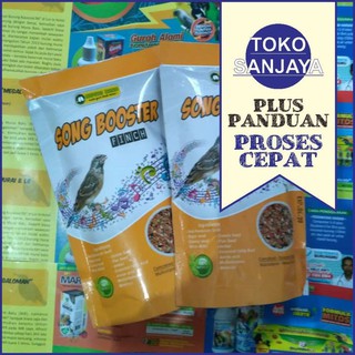 Song Booster Finch Pakan Burung Blackthroat Gelatik Gould Amadine