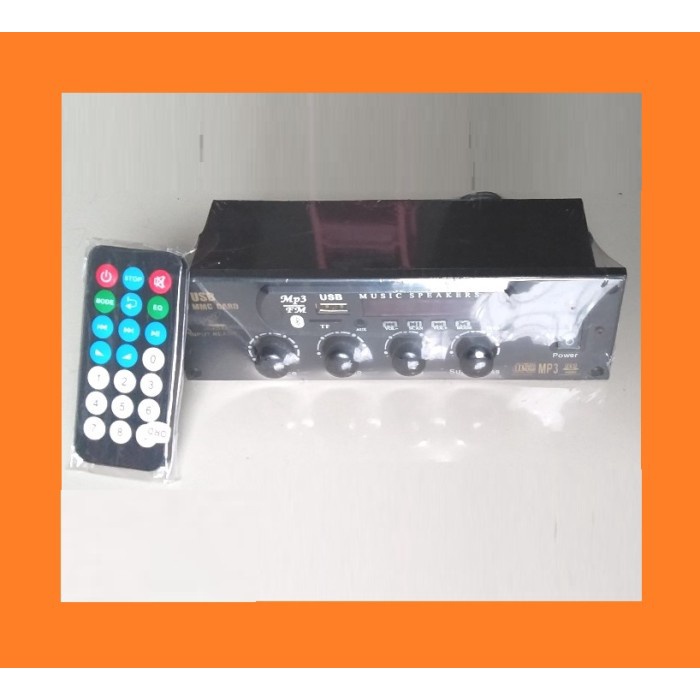 Rakitan Amplifier Tape Mobil Stereo dgn USB MP3 FM Bluetooth Player
