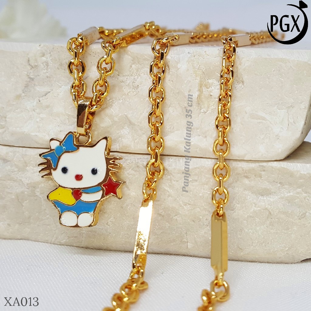 PGX Kalung Anak Perempuan Xuping Lapis Emas Aksesoris Fashion Perhiasan Premium - XA013