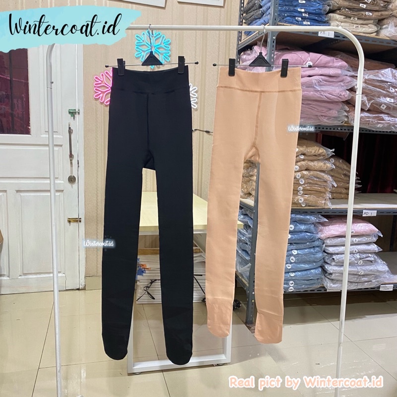 Thermal legging import (bukan lokal) close toe 300 gram celana winter musim dingin hangat inner dalaman gunung slim tight tights