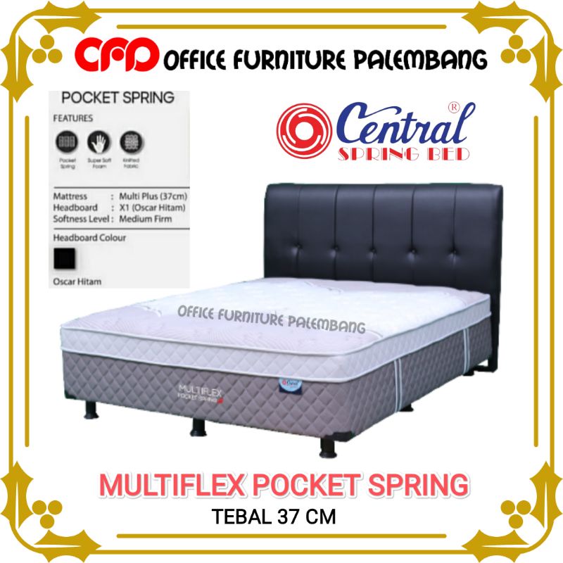 springbed central multiflex pocket spring matras kasur spring bed pocket tempat tidur