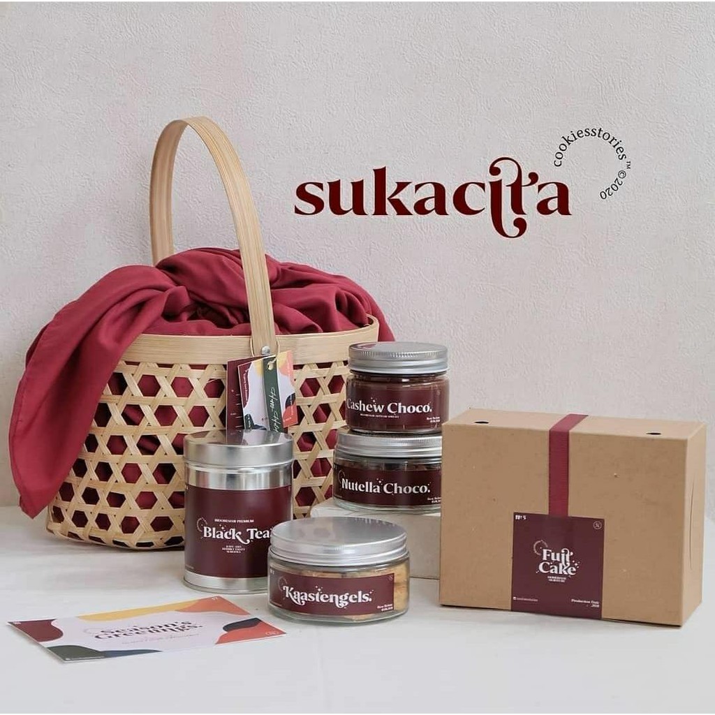 

Keranjang Bambu Kenanga 28x17x17 cm sebagai Hampers Bambu yang unik