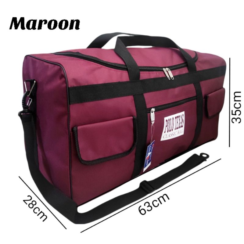 Tas pakaian travel bag jumbo polo texas 1168 70L tas mudik jumbo