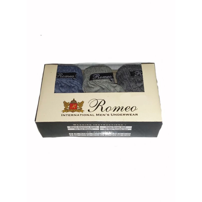 [Box isi 3] Celana dalam pria romeo | Cd pria murah sexy jumbo dewasa