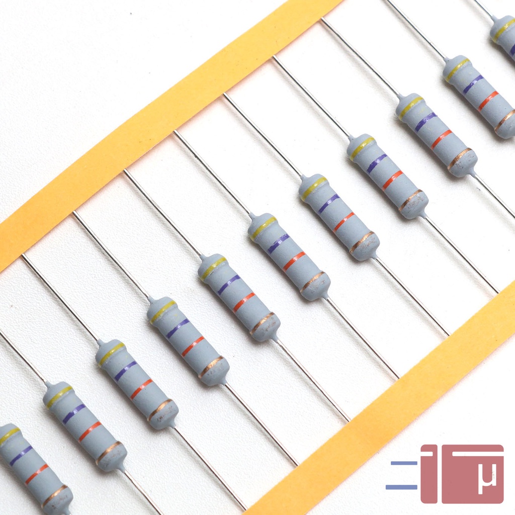 Resistor 47K 2W Metal Oxide 5% Taiwan Kaki Tembaga