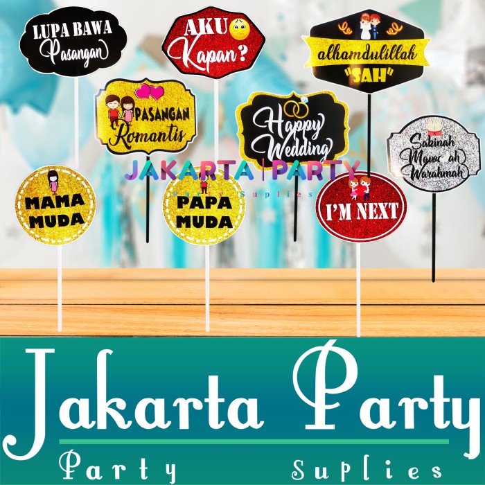 PERLENGKAPAN PESTA & CRAFT KEBUTUHAN PESTA PHOTO PROPS AC 260 PHOTOBOOTH / PHOTO PROPS / PHOTO PROPE