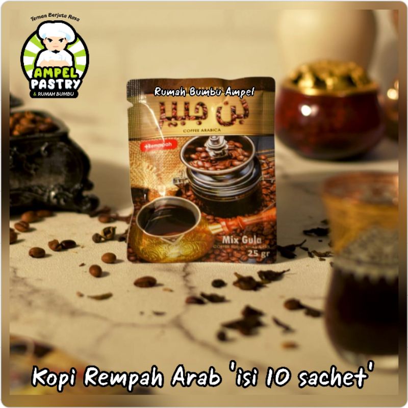 

Kopi Rempah Arab Bin Juber 'isi 10 sachet'