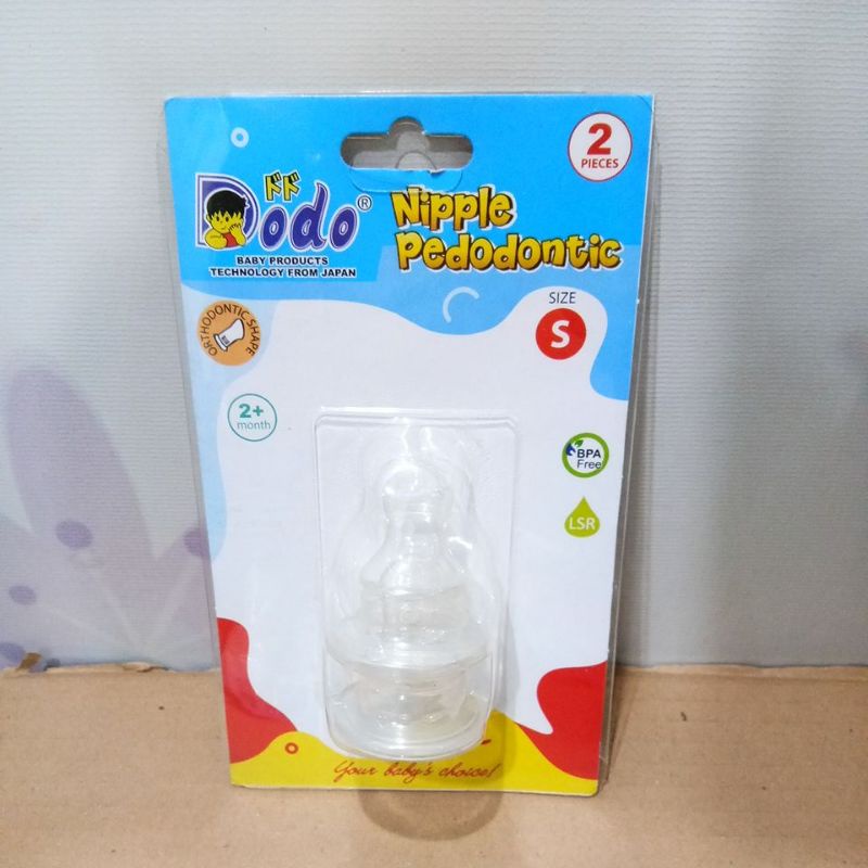 DODO NIPPLE PEDODONTIC (GEPENG) 2PCS S, M, L