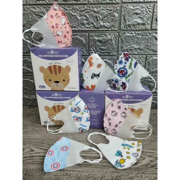 Masker Anak Duckbill Merk Dr.Itc isi 50pcs