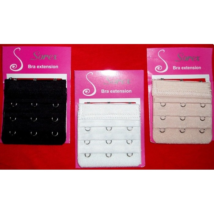 Sorex Bra Extension  2 dan 3 Pengait - All Size Semua Tipe Bra Pengait 2 dan 3