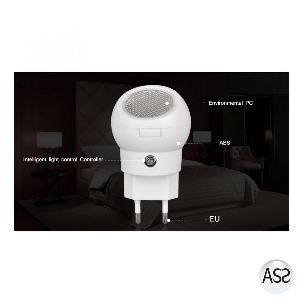 ASS Shop - TaffLED Lampu Tidur LED Sensor Cahaya Rotasi 360 Derajat - LXX3148