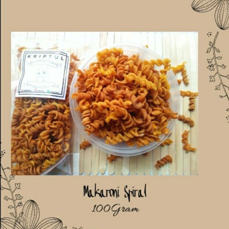 

Cemilan Makaroni Spiral murah meriah