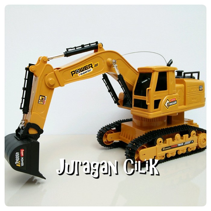  Mobil  Remot Excavator  Digger Mainan  Beko RC Remote Control 