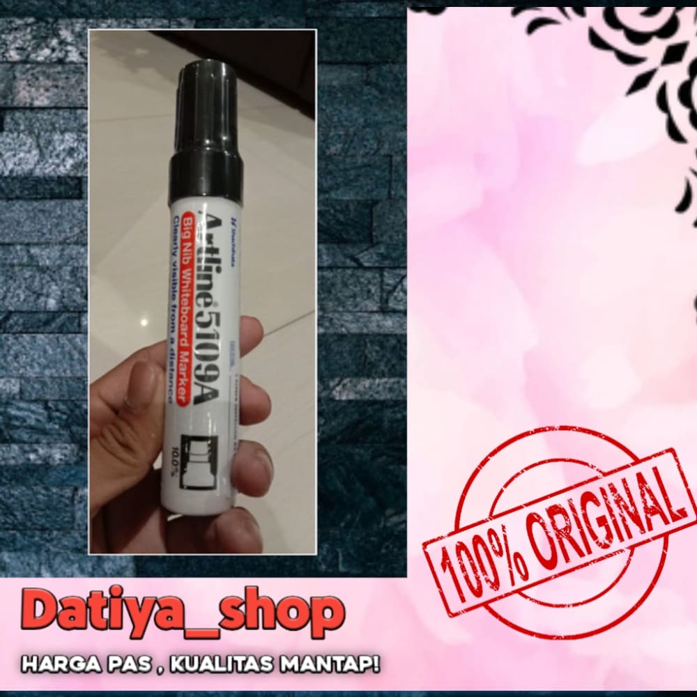 

Artline big nib white board marker 5109A black/pc