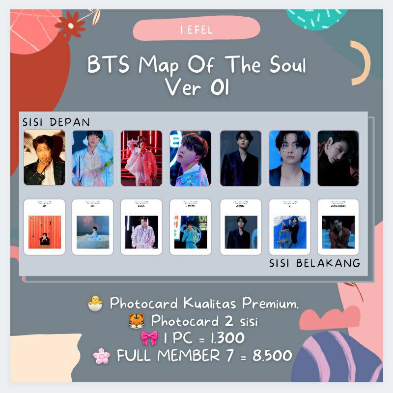 BTS MAP OF THE SOUL ONE VER 01 HIGH QUALITY PREMIUM