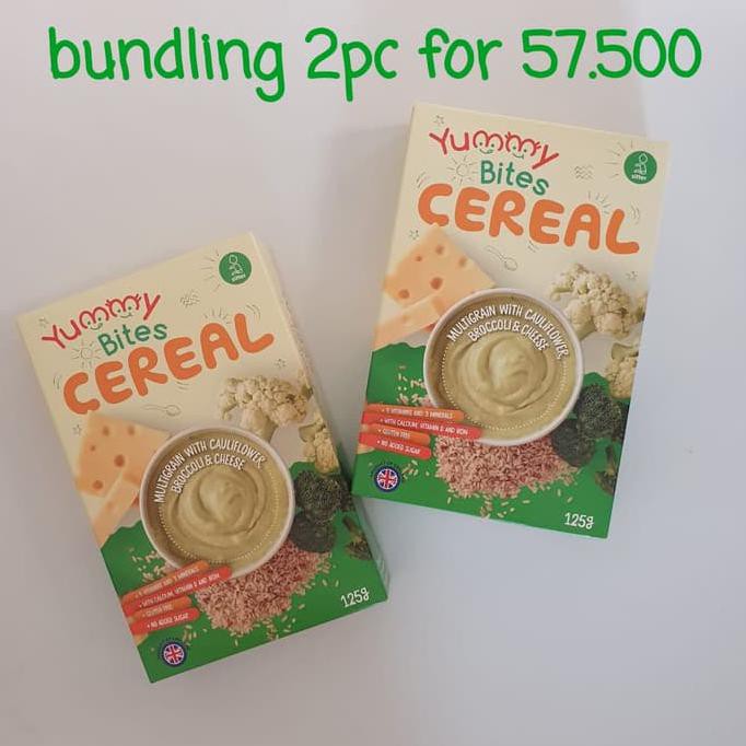 

[BAYAR DI TEMPAT] Bundling 2 pc Yummy Bites Cereal Multigrain with Cauliflower, Broccoli {KOMPLIT