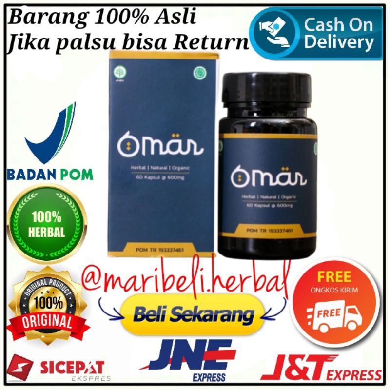 Omar Herbal Asli Stamina Pria Original Obat Herbal Tahan Lama Manjur