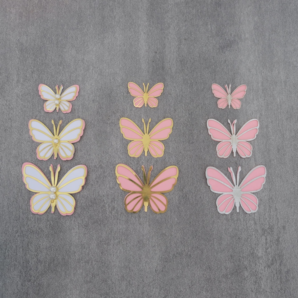 

KUPU KUPU DEKORASI KUE WARNA WARNI