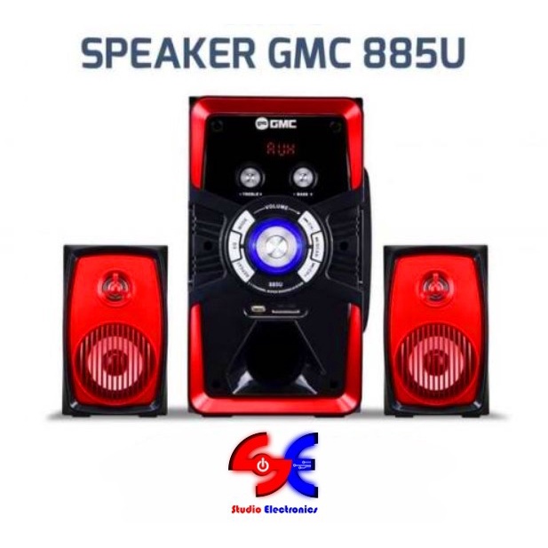 Speaker Aktif Bluetooth GMC 885U Speaker Multimedia USB Radio