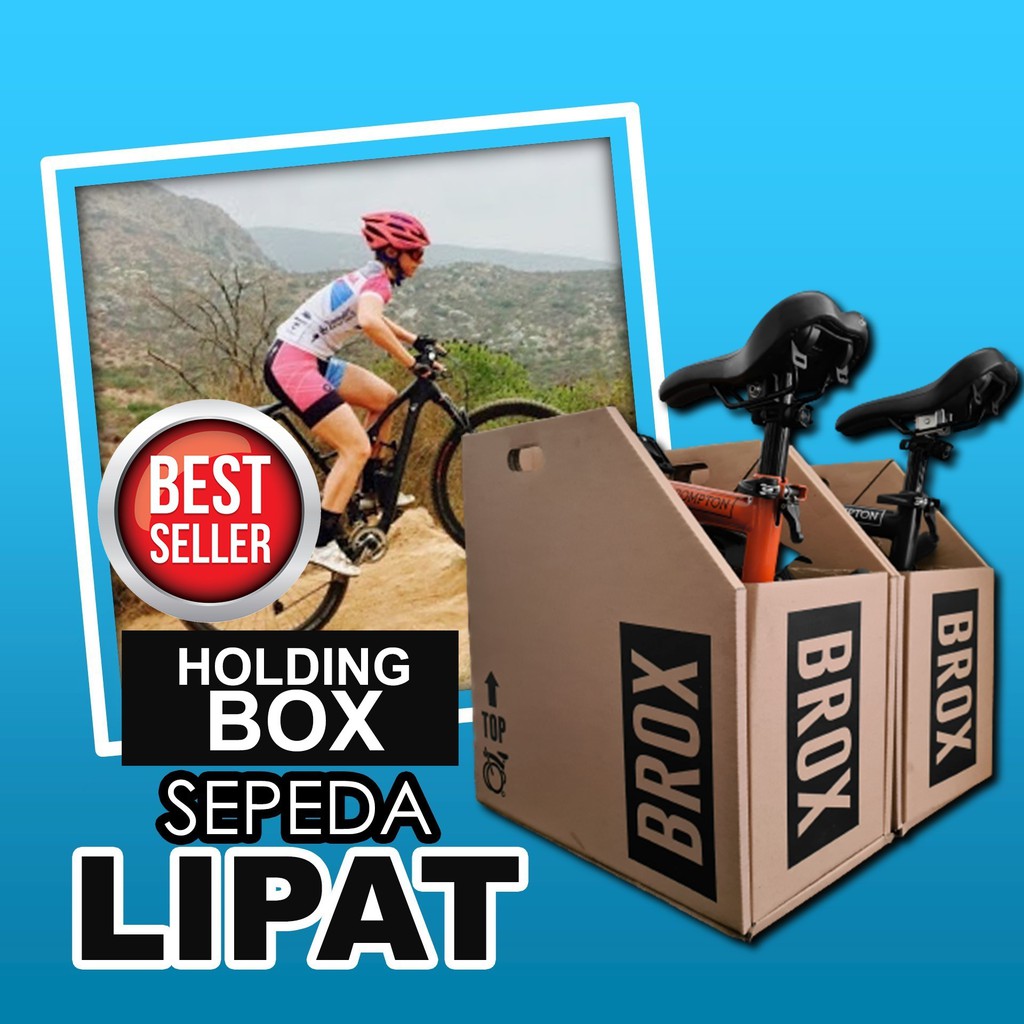 Brompton Box Holding Box Sepeda Lipat Tempat Penyimpanan Sepeda