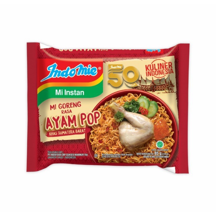 

Indomie Mi Goreng Rasa Ayam Pop Khas Sumatera Barat