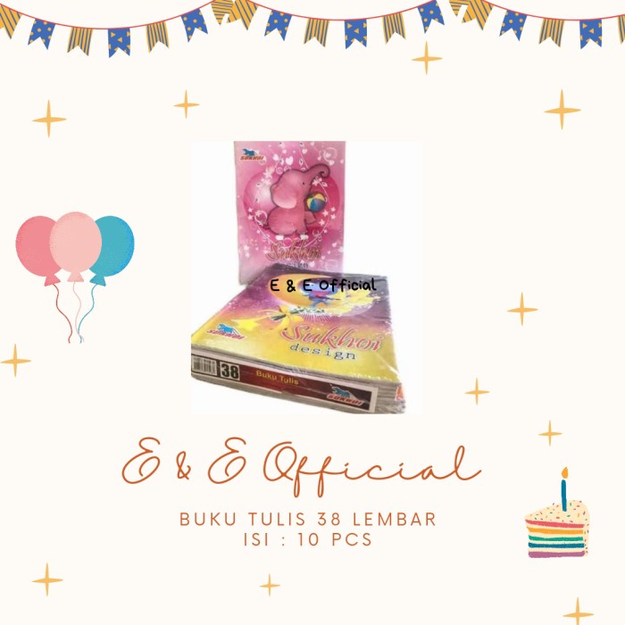 

Gilaa!!! Buku Tulis Murah Al / La 38 Lembar Sale!!!