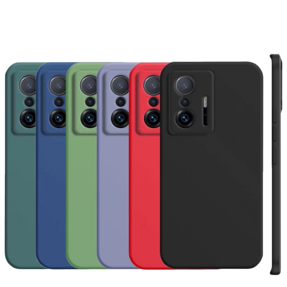 CASING XIAOMI 11T SLIM CASE LIQUID SILICONE PHONE BACK COVER
