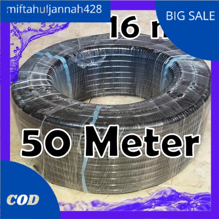 Selang PE 16 mm / Selang PE 13/16 mm / Selang PE 16mm (1 Roll @50 mtr)