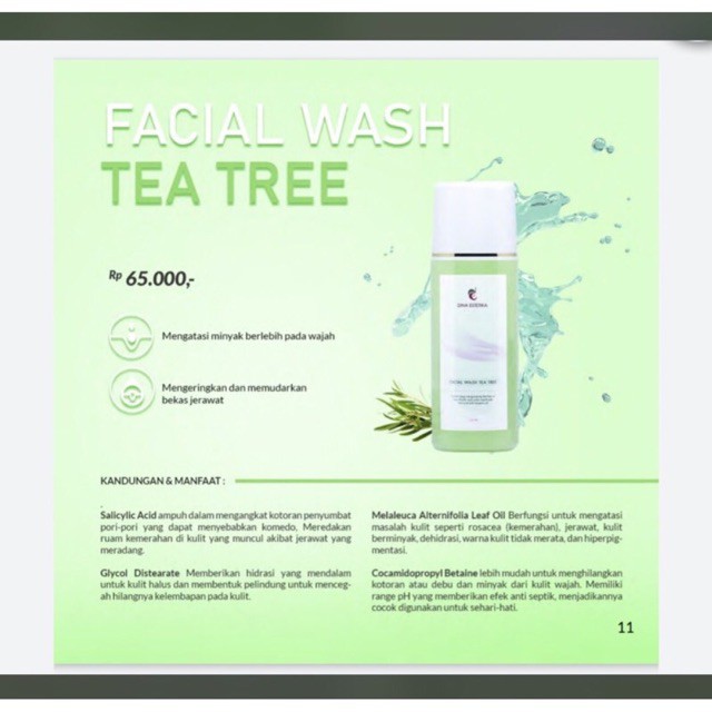 tea tree facial wash sabun muka jerawat sabun acne