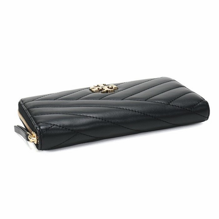 Tory B Kira Chevron Zip Continental Wallet Women Long Purse