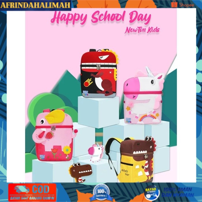 

[TERBARU] [PREMIUM] Tas Ransel Sekolah Anak Unik Tas Sekolah Anak TK-SD MOTIF 3D - DINO