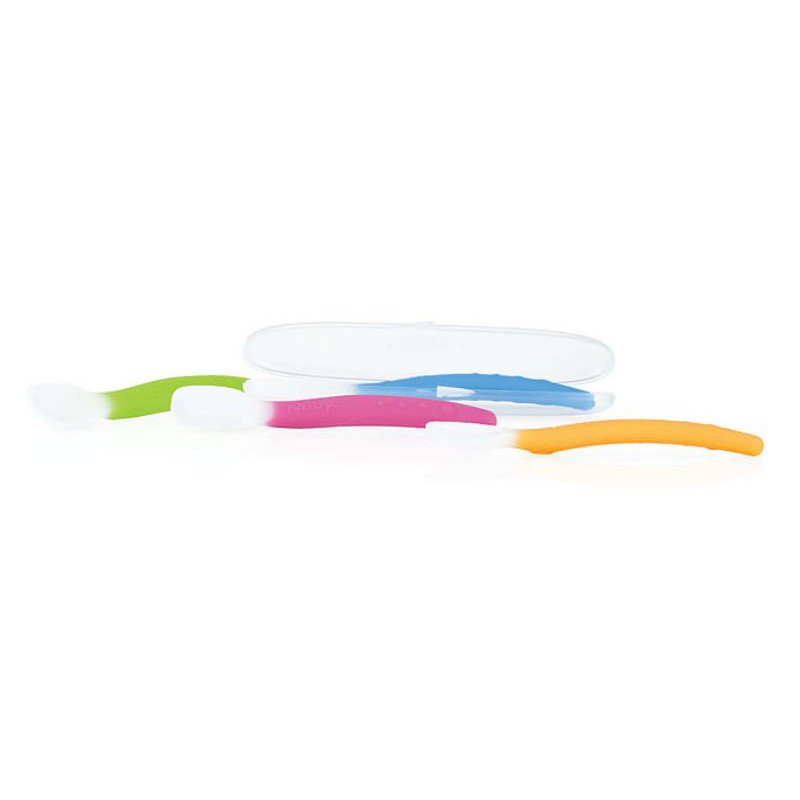 NUBY Silicone Spoon with case NB162