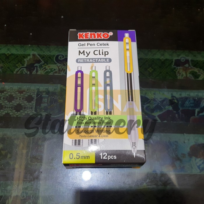 

Dijual Pen My Clip Kenko 0.5 Hitam 1Pak Isi 12Pc Promo