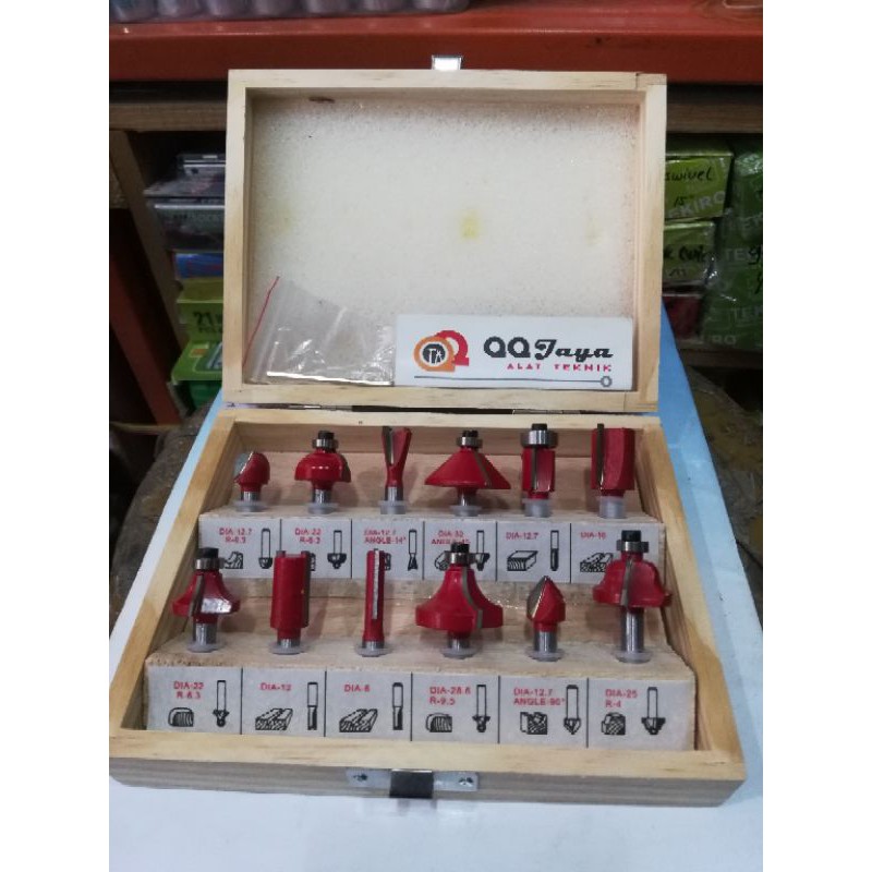 Router bit set / mata profil set